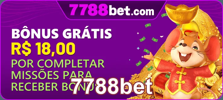 Interface do cassino online 7788bet destacando bônus VIP.