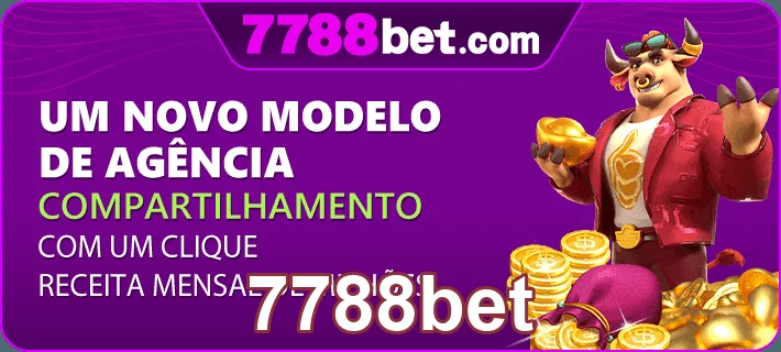 Imagem do personagem do 7788bet segurando fichas e moedas.